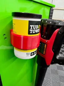 Tub O' Towels/Big Mule Wipes Magnetic Mount