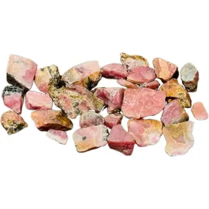 1LB Pound Bulk Lot Argentina Pink Rhodochrosite Rough Gemstone Lapidary