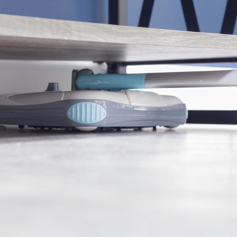 Zippi Sweeper Cordless Powered Broom with Tri-Brush Technology & Corner Bumpers for Easy Cleaning Under Furniture