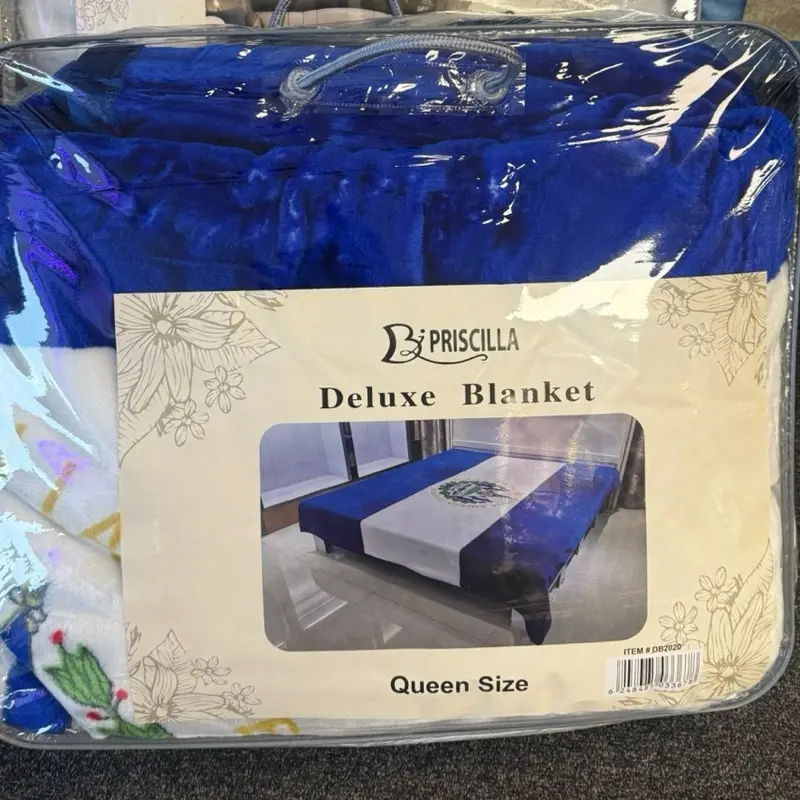 Priscilla El Salvador Blanket - Queen Size, Deluxe, Soft and Warm