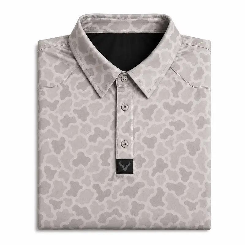 Men’s Western Performance Polo – Pearl Snap Button Cowboy Style Shirt, Breathable Lightweight Golf Polo Top, Classic Country Outdoor Wear for Casual & Active Style