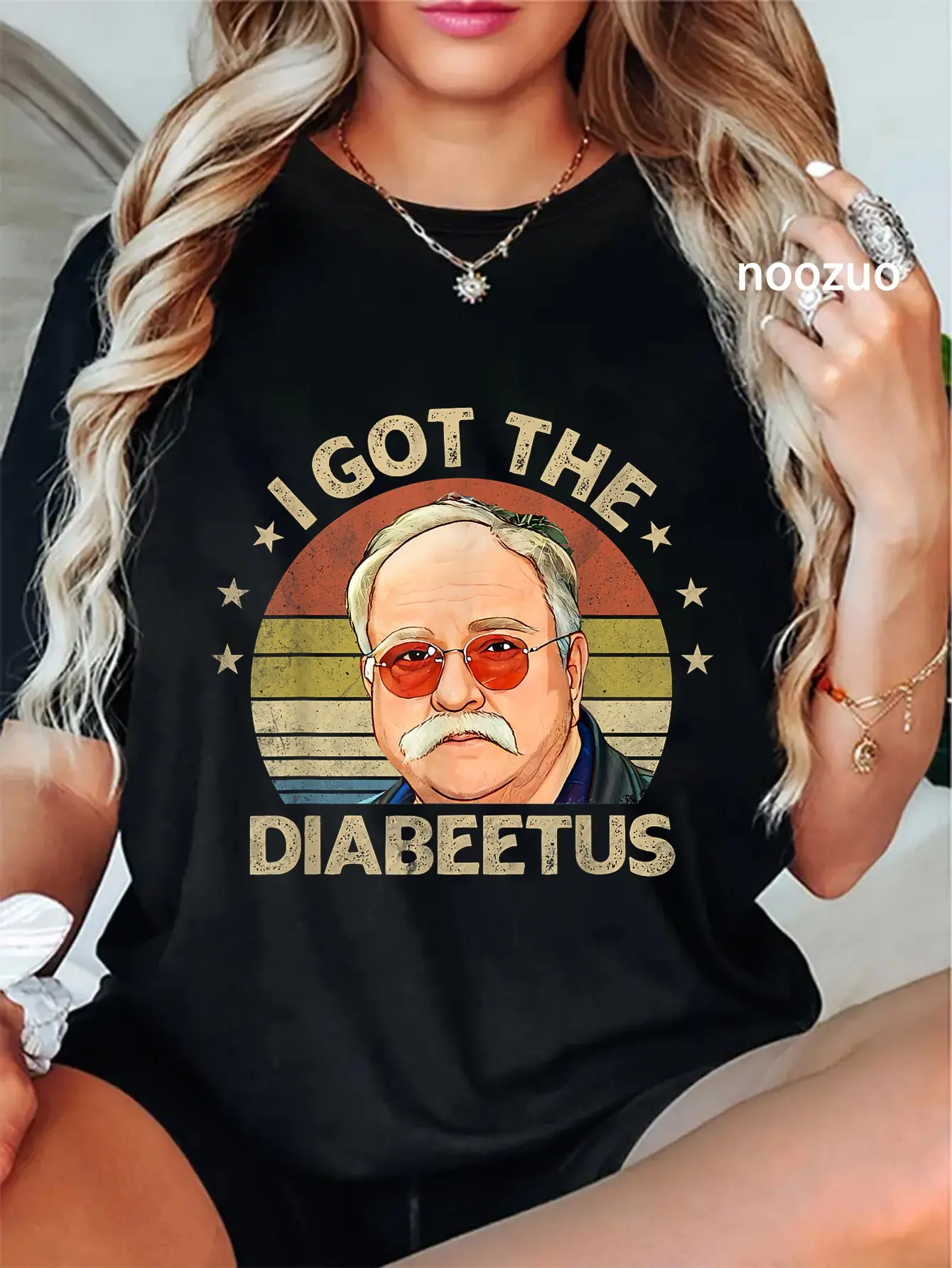100% Cotton Retro I Got The Diabeetus Funny Diabetes Type 1 2 Awareness T-Shirt