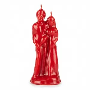 Marriage Red Bride &amp; Groom Candle – 6" Ritual Candle for Love, Union &amp; Passion