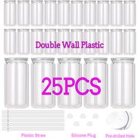 25pcs(with Clear Lids)