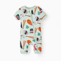 short pajamas Light Green