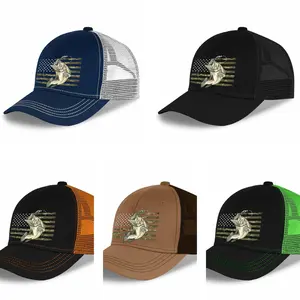 American Flag & Perch Camo Classic Baseball Cap Summer for Men Women and Teens Comfortable Adjustable for Sports Running and Casual Outings