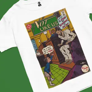 Not Like Us - MK Classic - Unisex Heavy Cotton Tee, Casual Basic Top, Medium Fabric, Smooth Surface, Crew Neckline, Ethically Grown US Cotton, Oeko-Tex Certified