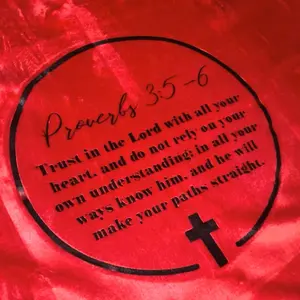 Personalized Scripture Blanket: Covered by Jesus, Custom Christian Bible Verse Gift, Religious Unique Encouraging Present, Jesus Lovers