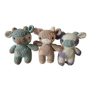 Crochet Cow Amigurumi Plushie, Cute gift & decoration, Christmas gift Plush