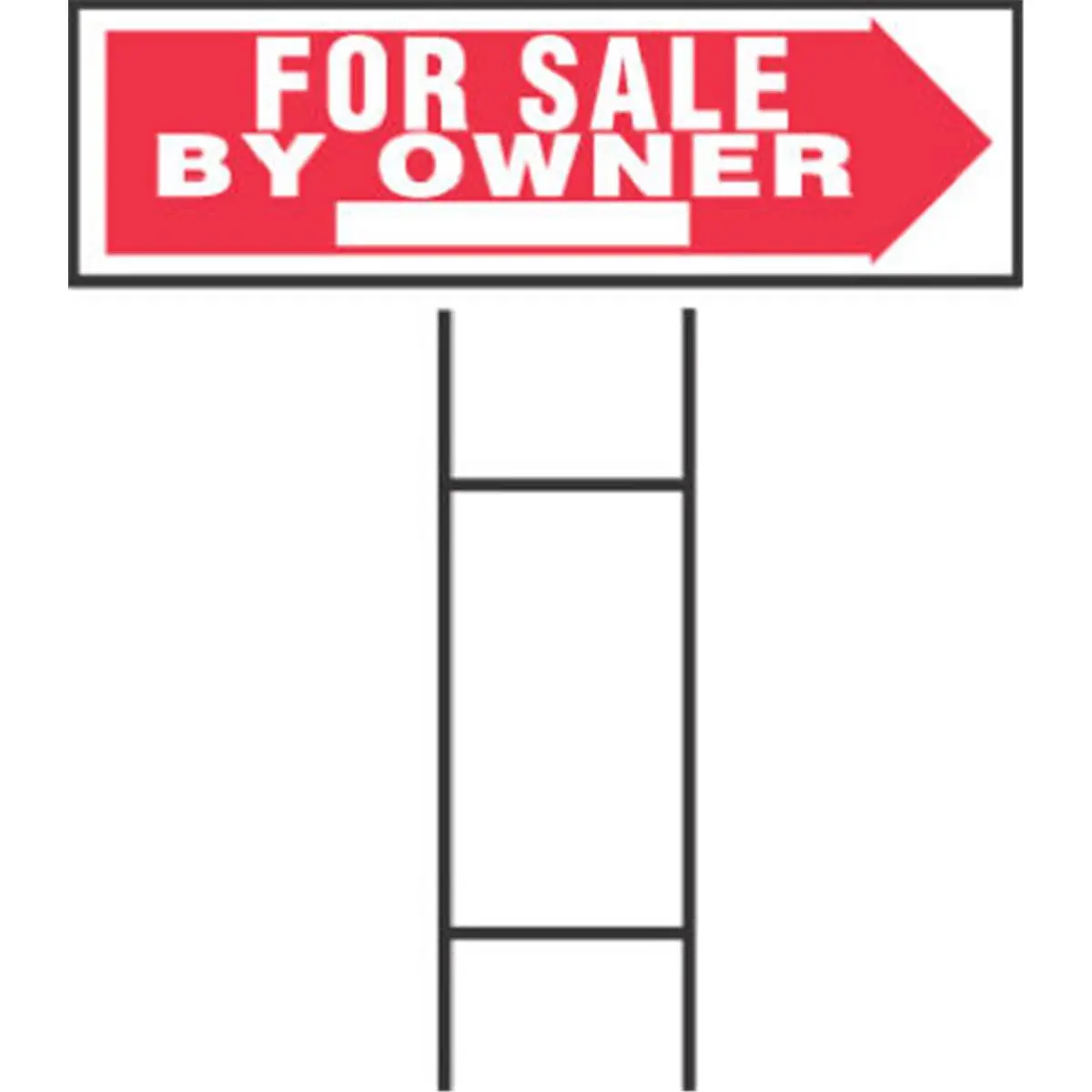 212 MAIN Hy-Ko Products RS-802 10x24 in. Corrugated Plastic House Sign - Home Decor Plaque for Home Supplies