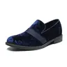 BRUNO MARC Men's Stylish Velvet Flat Closed-Toe Loafers - Classic Chic Cushioned Sole Comfortable Tuxedo Dress Shoes with Soft PU, Memory Foam Insole, TPR Outsole for Stability