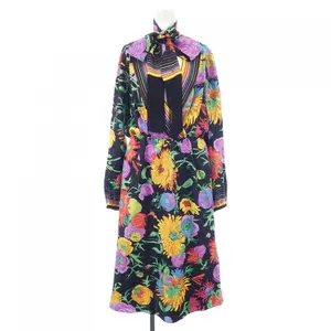 Pre-owned GUCCI Silk Small Leather Goods Dress