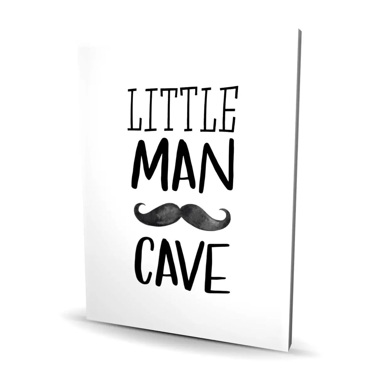 Begin Home Decor C1RC36483VE0CL 36 x 48 in. Little Man Cave - Black Canvas Bedroom Decor for Home