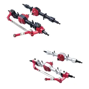 1/12 Front and Rear Axle Set Spare Parts Accessories Front Rear Axle Complete Axle Set for MN82 LC79 RC Trucks DIY Accessories