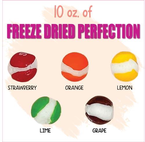 Fruit Crunch Original Rainbow Freeze-Dried Candy, 10 oz, Assorted Fruit Flavors, Large Pouch, Ideal Gift Snack Treat