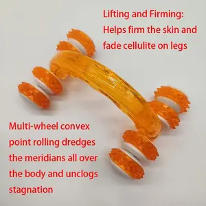 Moon Rover Massage Roller, Full Body Acupressure Massager, Five Fingers Hand Massage, Multi-Functional Meridian Point Therapy Car, Acupressure Tool