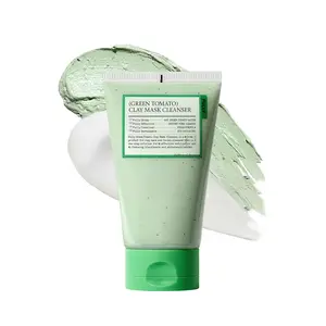 [FULLY] Green Tomato Clay Pack Cleanser 120ml - 2-Minute Pore Detox, Blackhead & Sebum Control, Vegan Fragrance-Free