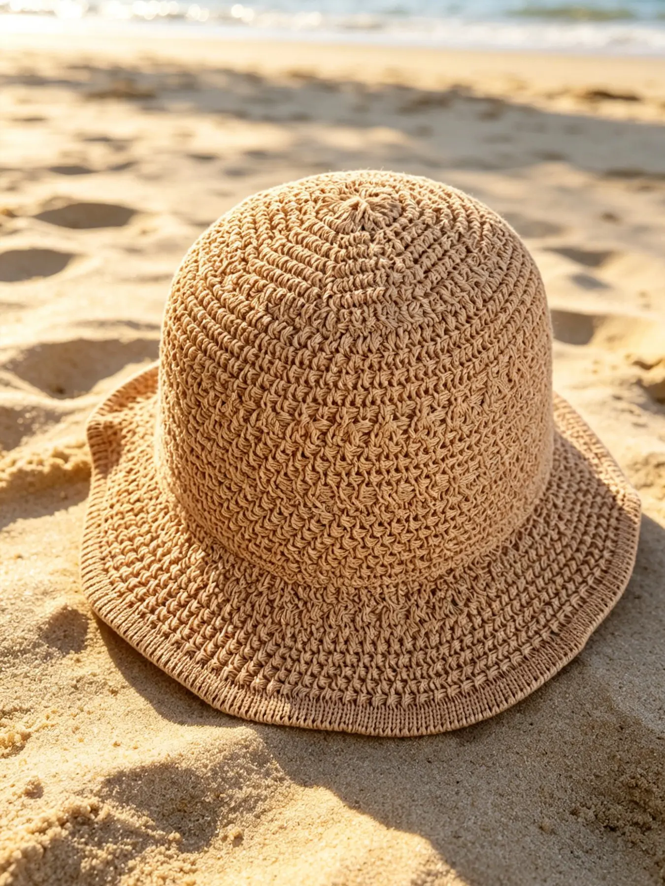 Women's Solid Color Raffia Lightweight Sun Hat, Casual Outdoor Beach Outing UV Sun Protection Hat for Women & Girls, Fashion Accessories for Daily Wear