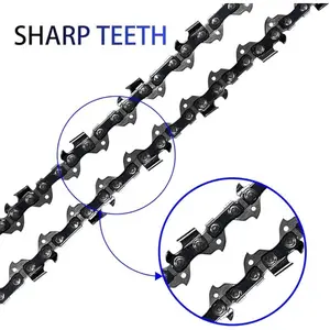 2PC 12 Inch Chainsaw Chain 3/8" Pitch .043" Gauge 44 Drive Links Replacement Chain for Stihl MS170 Chain, MS180 Chain, MS171 Chain, MS180c Chain