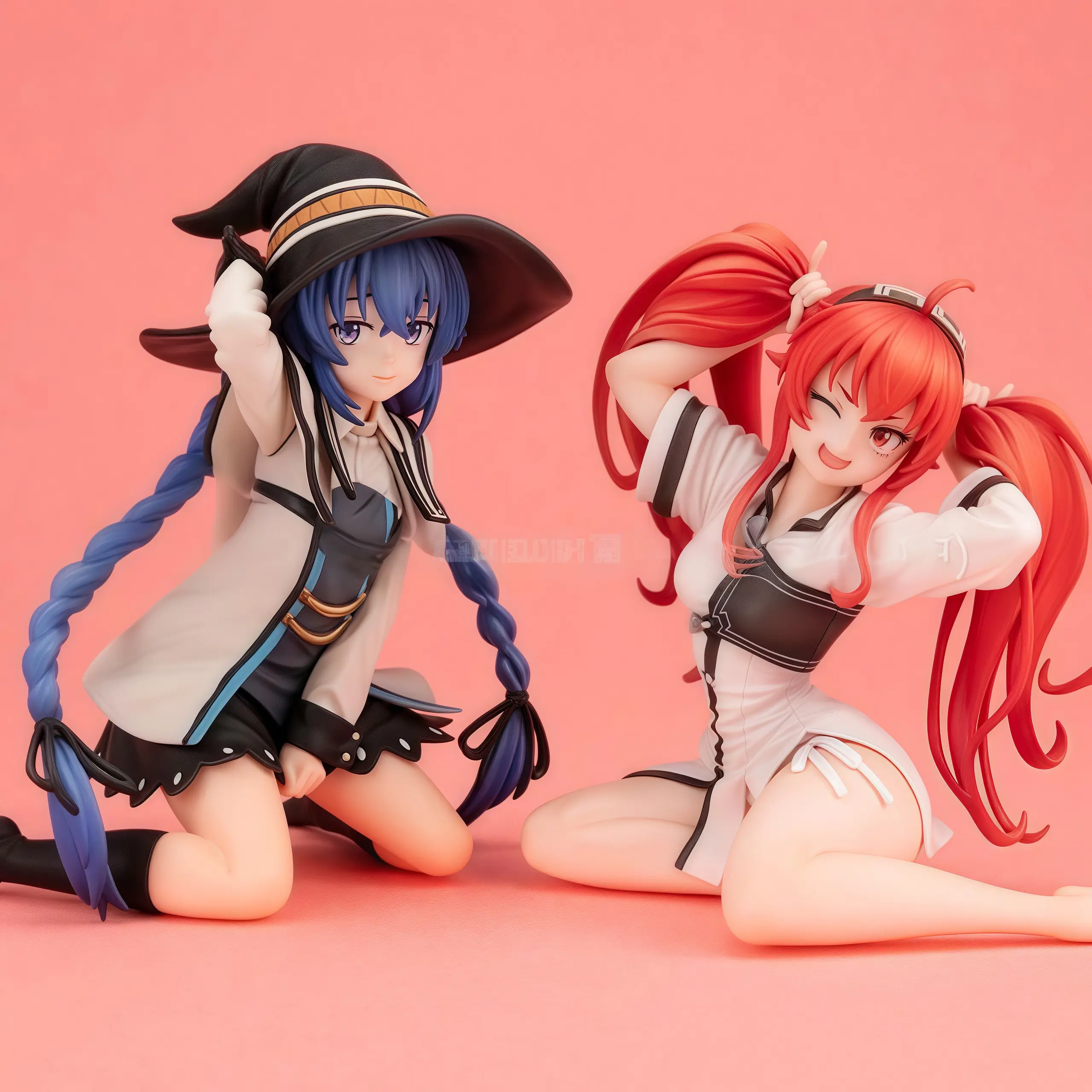 No Job Reincarnation Different World Magician Sitting Posture Roxy Alice Anime Hand-made Model Car Chassis Ornaments