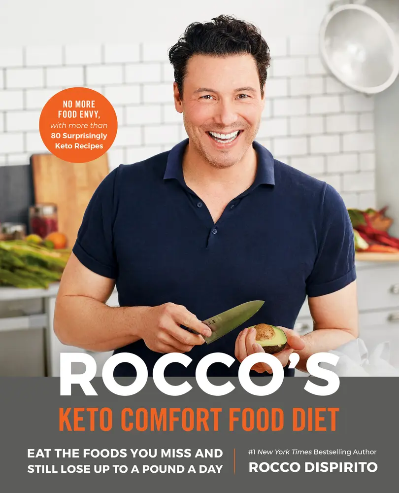 USED Book - Rocco's Keto Comfort Food Diet: Eat the Foods You Miss and Still Lose Up to a Pound a Day by DiSpirito, Rocco (Hardcover) - english