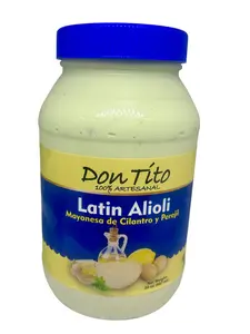 Don Tito Latin Alioli-Cilantro and parsley Garlic Mayonnaise Potatoes Sandwiches