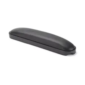 The Aftermarket Group Black Desk Length Wheelchair Arm Pad with Upholstered Base, 10-1/4" x 2"