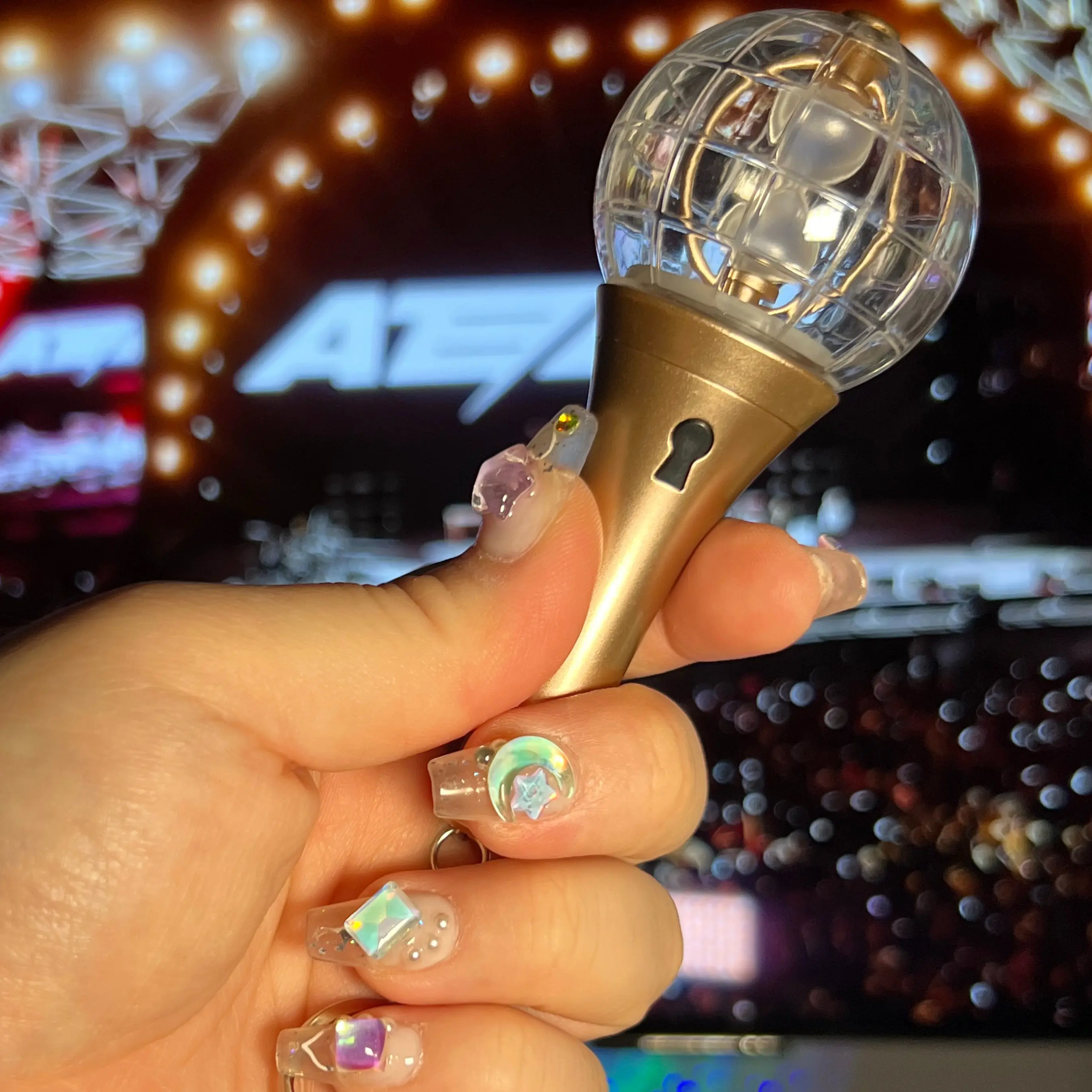 Mini Kpop LED Light Stick Keychain Atiny Mini Kpop LED Light Stick Keychain Atiny