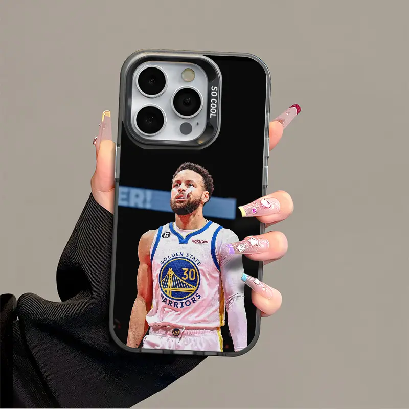 IPhone 17 Promax Stephen Curry Phone Case Anti Drop Protective Case Suitable for iphone 16 15 14 13 12 11 XS Plus Acrylic Phone Case