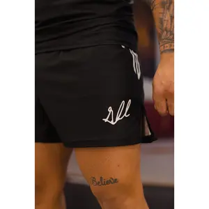 Gable Steveson Fight Shorts (5" Inseam) - Black