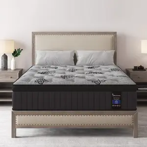9"12"14" Twin Full Queen King Size Mattress in a Box Hybrid Pocket Spring Memory Foam,Medium Firm &Motion Isolation
