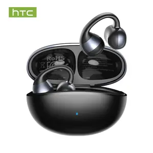HTC NE56 OWS - New clip-on earphones. Bluetooth headset (6.0), IPX5 waterproof, with charging case and built-in microphone. Super comfortable to wear, excellent sound quality, and a three-month warranty! Suitable for a variety of occasions.