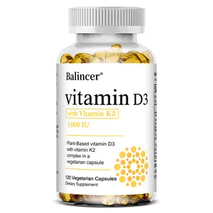 Balincer Vitamin D3 Health Supplement,Supports Bone Health and Immune Health,120 Capsules