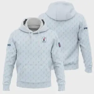 Shop Now for Classic Golf Sport Pattern Light Blue Hoodie from 124th US Open Pinehurst!