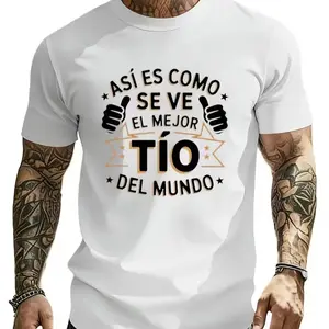 "Así Es Como Se Ve El Mejor Tío Del Mundo" Funny Uncle T-Shirt,summerwins,father'sdaygifts