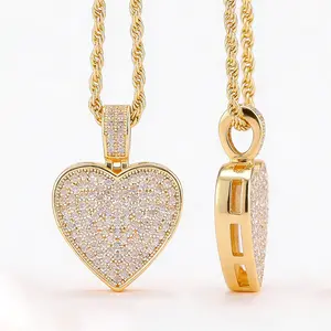 14K Gold Plated Heart Locket Women Necklace Elegant Minimalist Pendant with Adjustable 18"-24" Chain, Dainty Everyday Jewelry Gift for Her, Valentine’s Day, Birthday, Anniversary