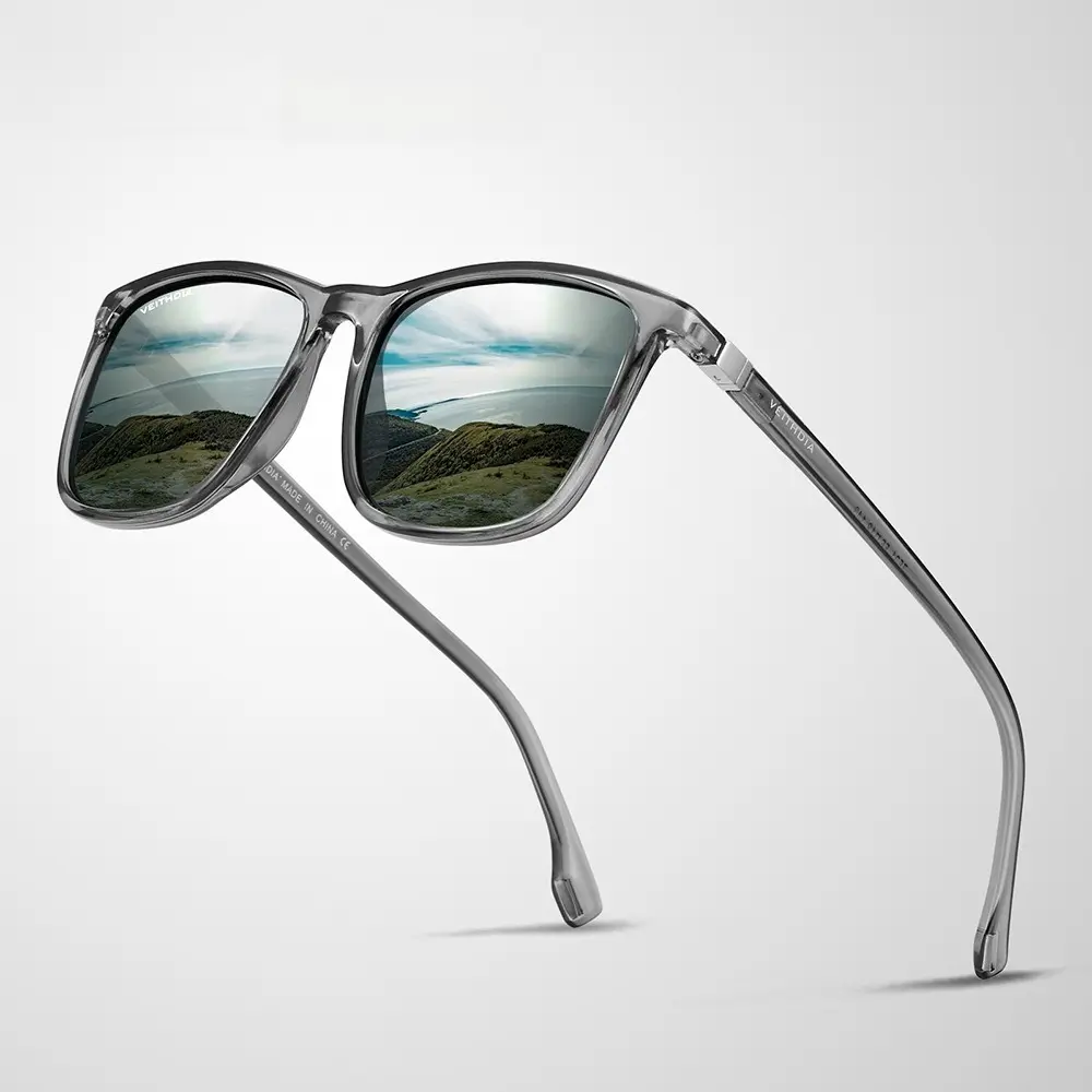 Unisex Classic Square Frame Polarized Sunglasses, Anti-UV, Anti-Glare, UV Protected Resin Lens Sports & Outdoor Driving Eyewear, Sunglasses For Women, Men's Sunglasses outdoorfun