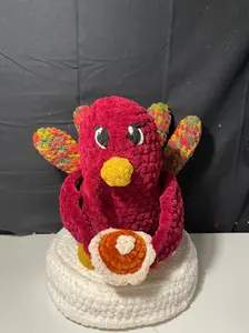 Tom the Thanksgiving Turkey Crochet Plushie
