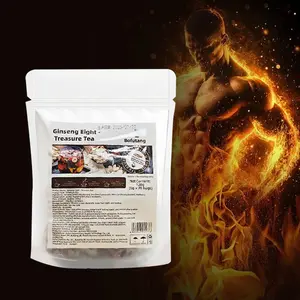 Ginseng Eight Treasure Tea - Traditional Organic Formula with Natural Herbal Ingredients for Enhanced Kidney Function and Overall Health