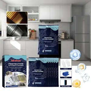 Kitchen Cleaning Degreaser Powder (bagged), Stove Hood Cookware Heavy Oil Stain Cleaner, Effective Kitchen Clean Agent