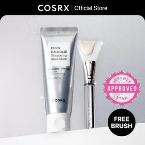 [NEW] [COSRX Official] PDRN EXOSOME Skinplaning Glaze Mask (50ml) | SILICONE BRUSH INCLUDED, COLLAGEN PEEL MASK, PDRN + EXOSOME
