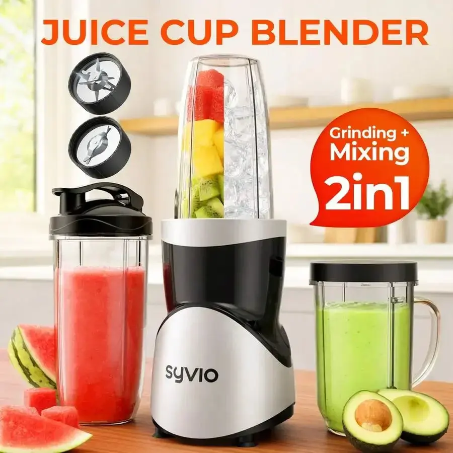 Syvio Personal Blender & Grinder Set – 15 Piece