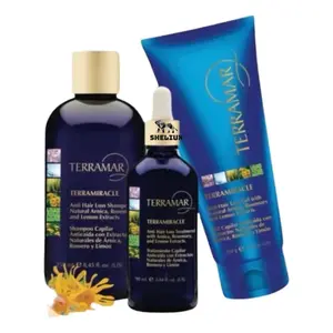 Terramar Anti-Hair Loss Set – 3-Pack: Shampoo, Tonic Treatment & Styling Gel