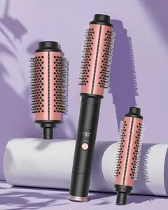 3 in 1 Thermal Round Brush Thermal Hair Curling Brush, Thermal Hair Brush Negative Ion Curling