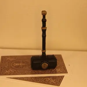 Poker Card Protector - Black Design with Gold Accents, Ideal for Card Storage and Organization