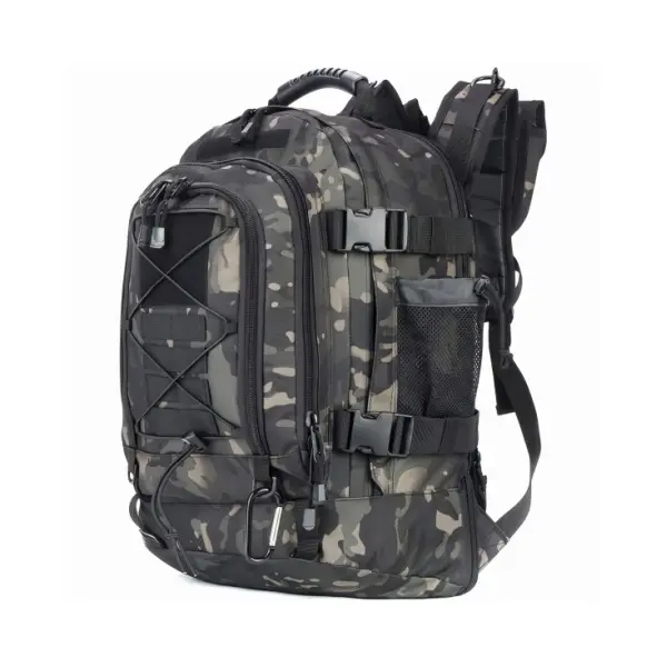 Tactical Backpack Military Army Daypack - Assault Pack for Men Molle Backpacks Bug Out Bag 3 Day Pack for Hiking Camping Travel Hunting Rucksack Trekking Black city