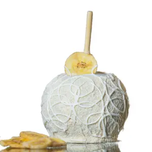 Banana Pudding White Chocolate Gourmet Caramel / Candy Apple
