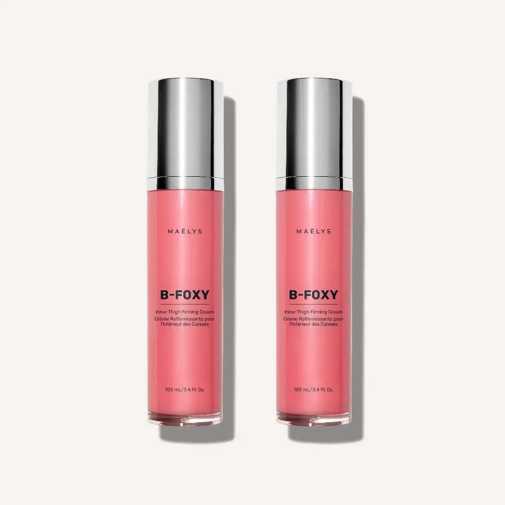 MAËLYS B-FOXY Clinically Proven Inner Thigh Firming Cream x 2 | Firm the Appearance of Thighs and Saggy Skin