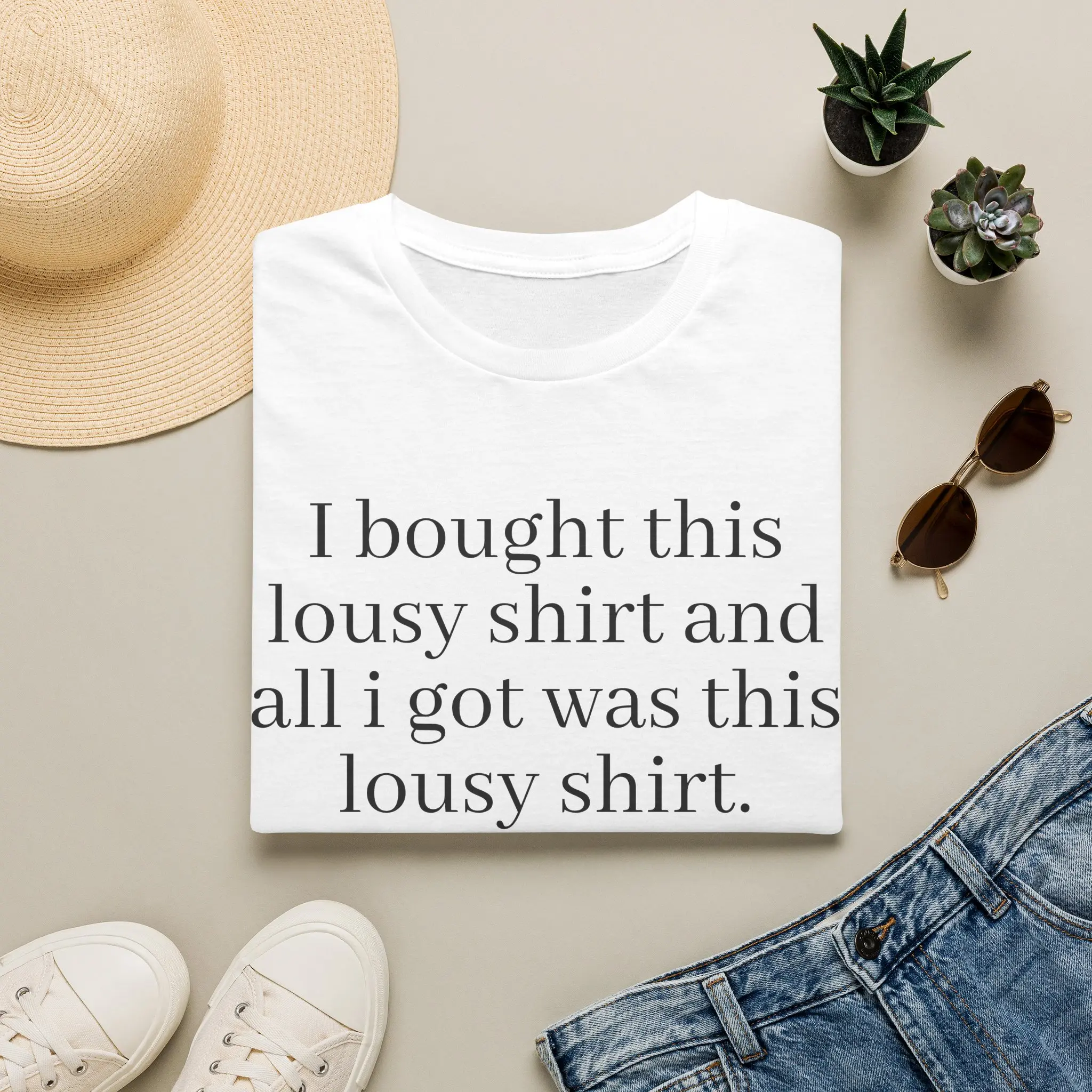 A lousy shirt A lousy shirt