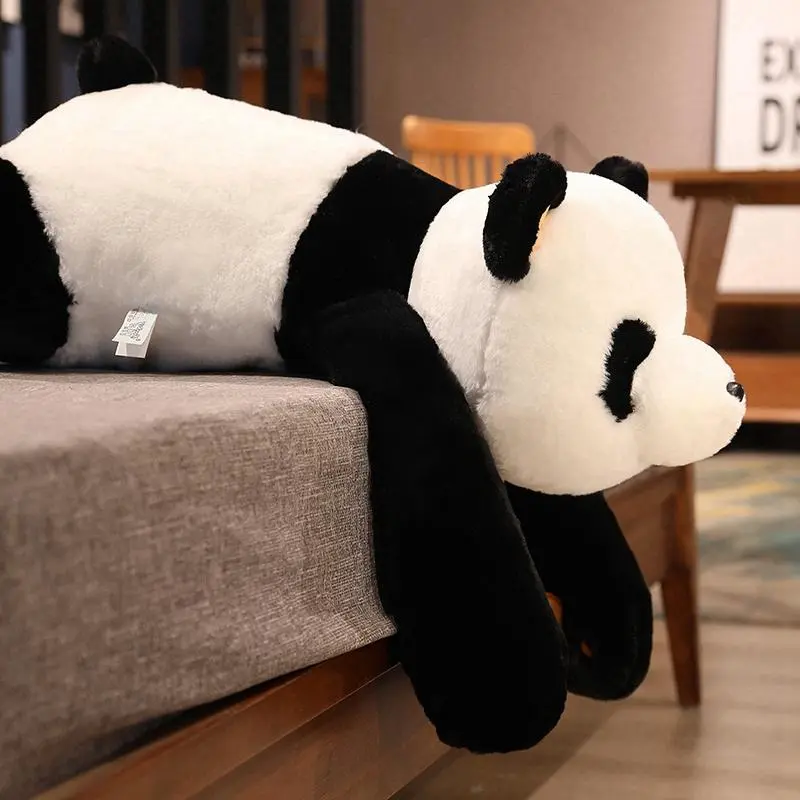 Giant Panda Plush Toys (60cm-120cm) - Soft Sleep Pillow, Cartoon Animal Pattern, Kawaii Huggable Cute Stuffies, Classic Kids Birthday Christmas Gifts